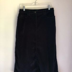 Croft&barrow corduroy trouser skirt